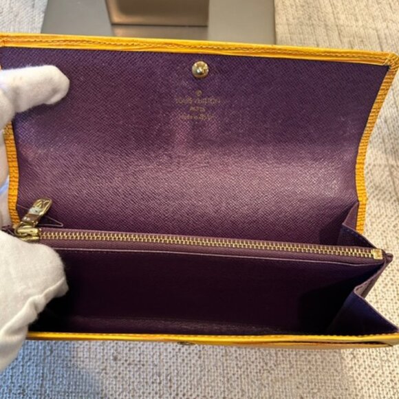 Louis Vuitton Yellow Epi Saint Jacques GM + Matching LV Wallet - Picture 14 of 16